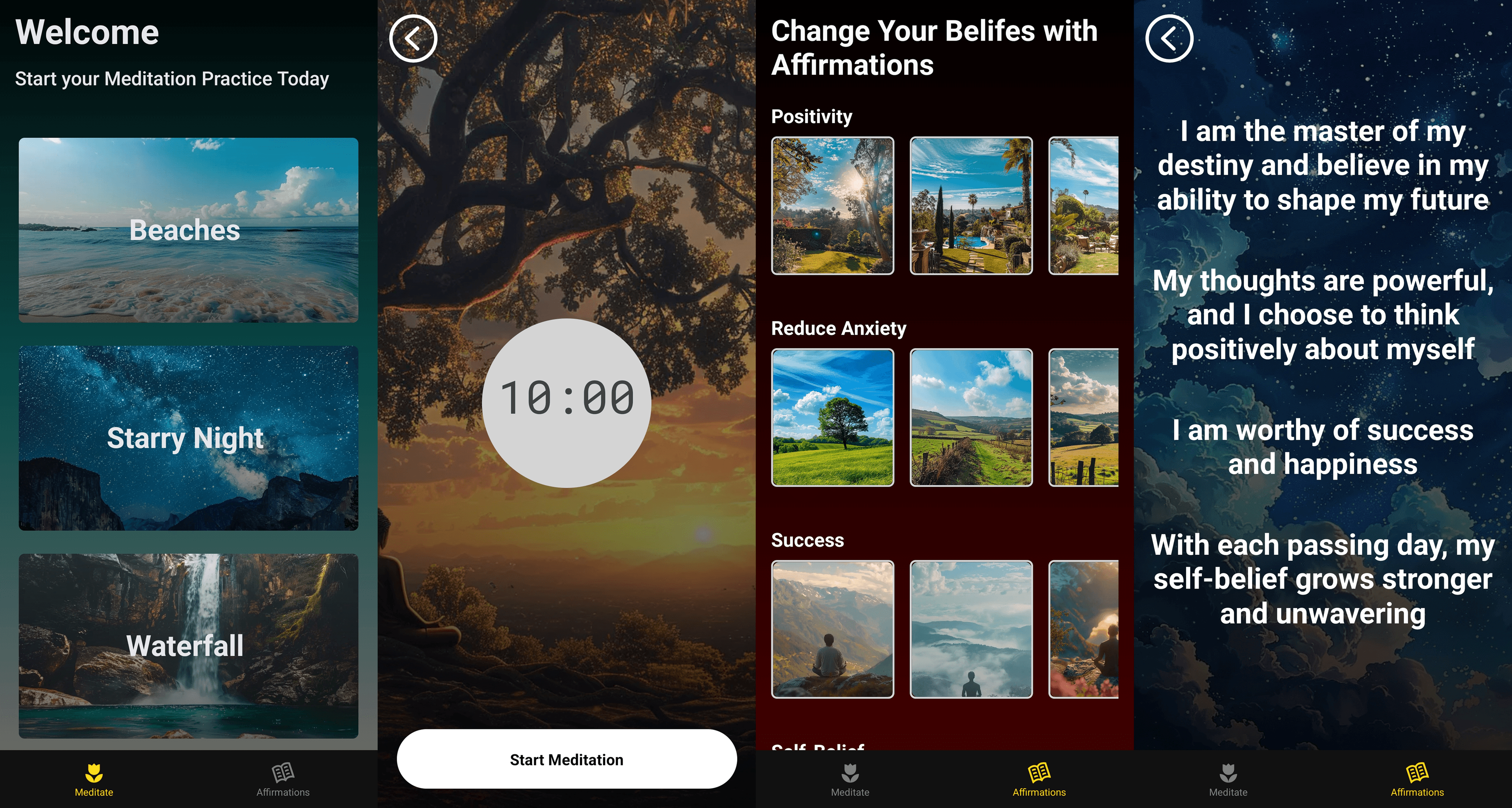 Meditation App - Project Screenshot